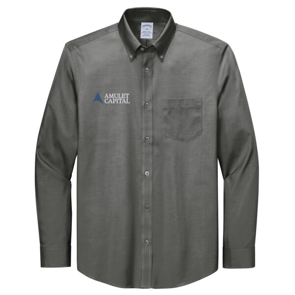   - Tall Wrinkle Free Stretch Pinpoint Shirt Thumbnail