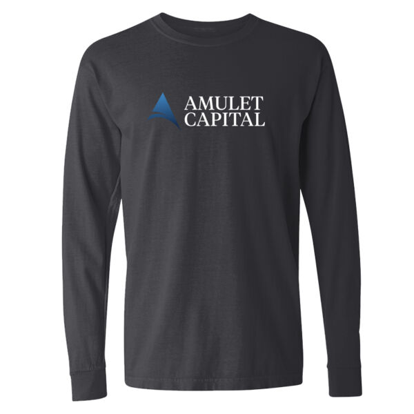   - Unisex Garment-Dyed Heavyweight Long Sleeve T-Shirt Thumbnail