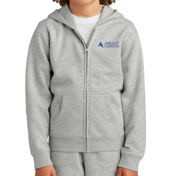   - Youth V.I.T. Fleece Full Zip Hoodie Thumbnail