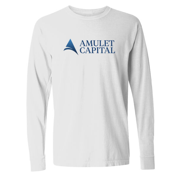   - Unisex Garment-Dyed Heavyweight Long Sleeve T-Shirt Thumbnail
