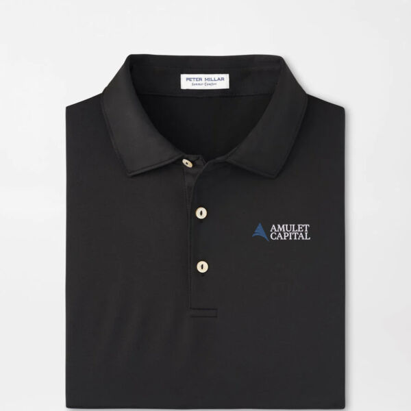   - Solid Stretch Jersey Long Sleeve Polo Thumbnail
