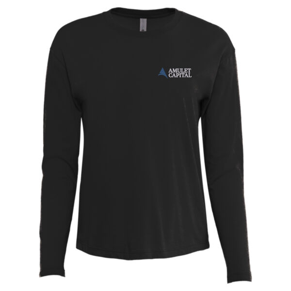   - Women's Cotton Relaxed Long Sleeve T-Shirt Thumbnail